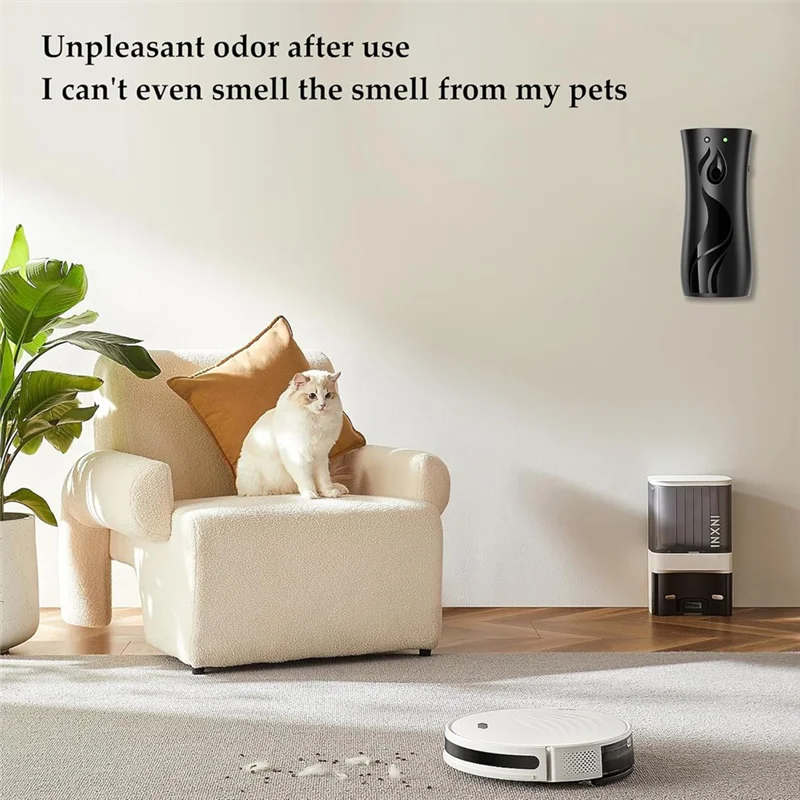 

A84X-2Pack Automatic Air Freshener Spraying Dispenser Wall Mounted Or Freestanding Sprayer Holder Multiple Time Settings