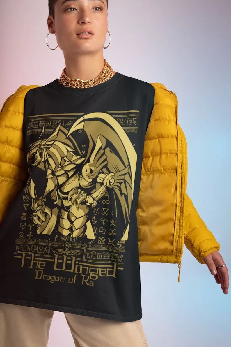 Anime Duel King T Shirt Black Unisex, Black Shirt All Size