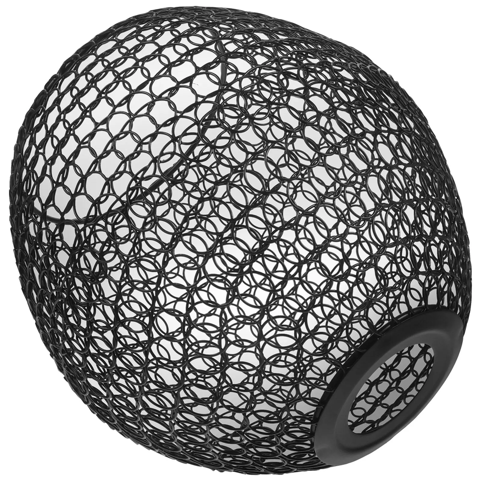 

Hollow Iron Mesh Pendant Lamp Shade Replacement for Ceiling Hanging Light Decorative Retro Industrial Metal Lampshade for Bar