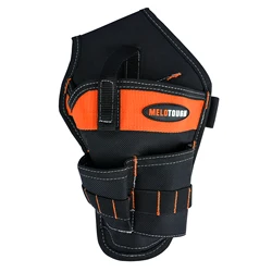 MELOTOUGH เจาะ Holster เอวกระเป๋าเครื่องมือไฟฟ้าเข็มขัดกระเป๋าเครื่องมือกระเป๋า ForTools และเจาะ Bits