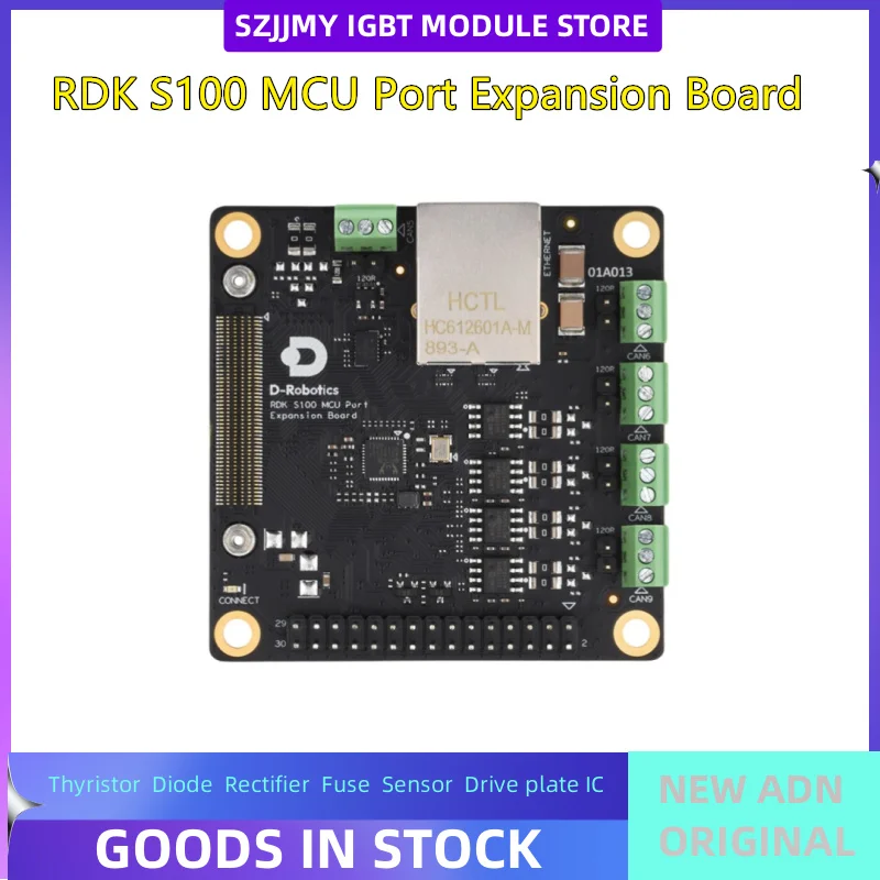 

Sweet Potato Robot RDK S100 MCU Interface Expansion Board BMI088 Sensor Gigabit Ethernet Port/5-Channel CAN
