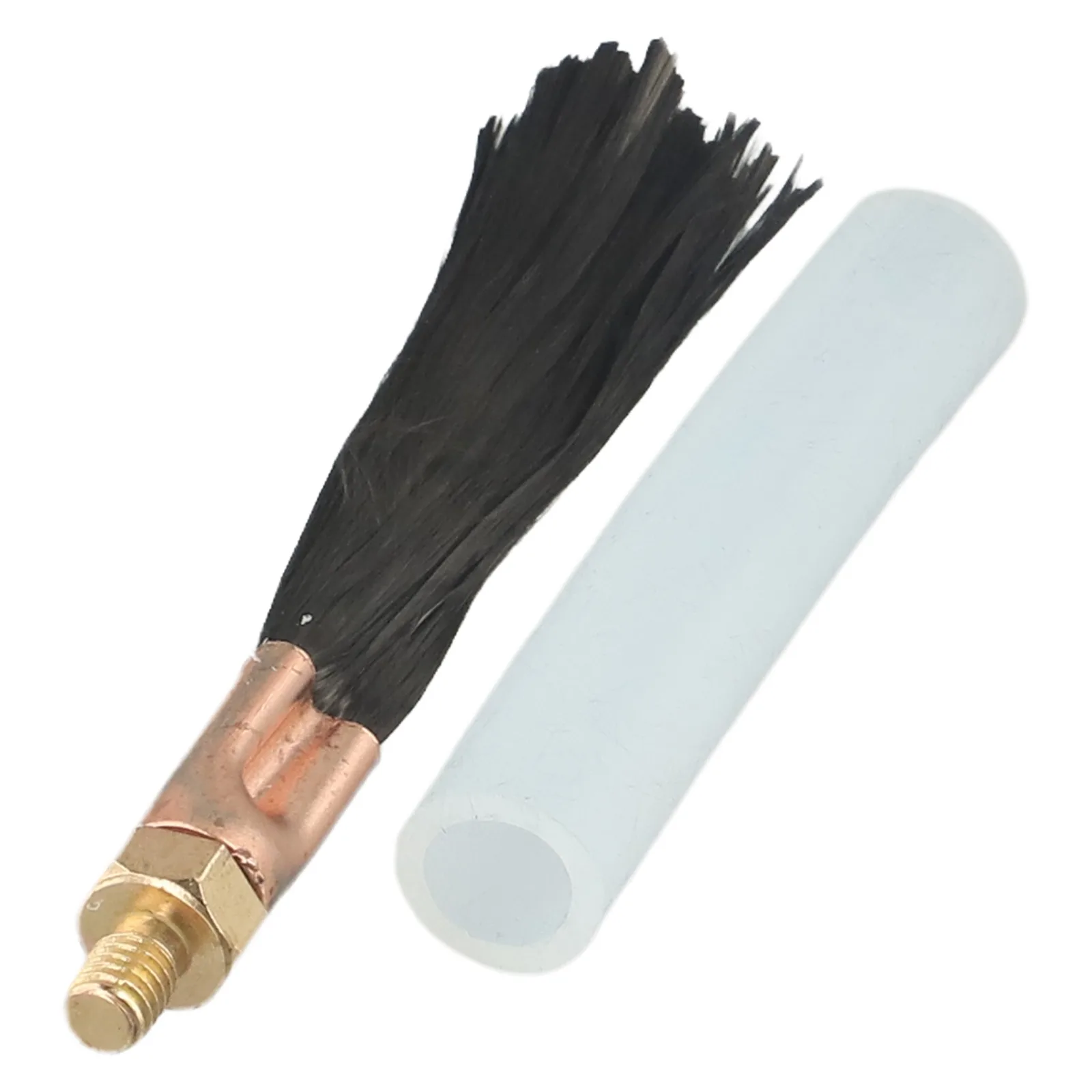 Carbon Brush for Weld Cleaning Tool for Electrolytic Pickling in for wig and for mig Welding Processes High Temperature