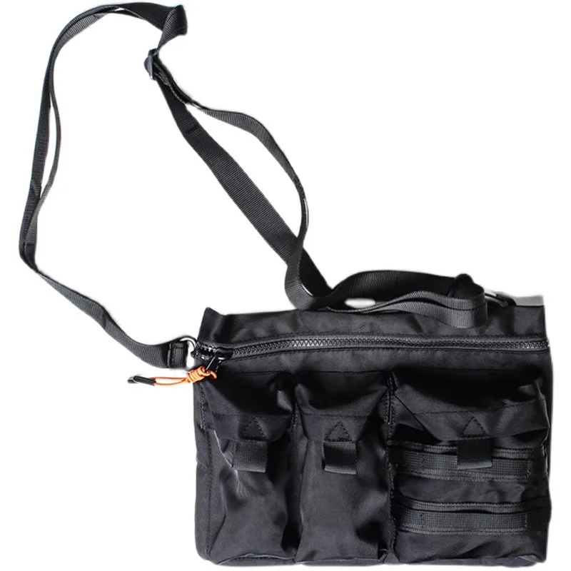 Bolsa de mensajero para hombre, bolso de hombro funcional táctico a la moda, impermeable, estilo Hip Hop, Oxford