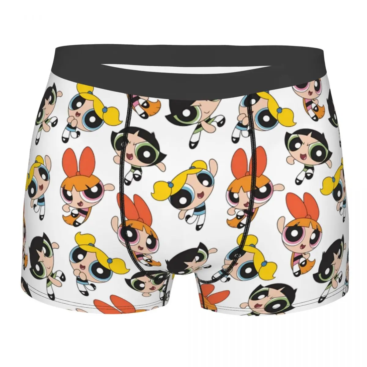

Male Cool Powerpuff Girls Cartoon Animation Underwear Boxer Briefs Men Stretch Shorts Underpants