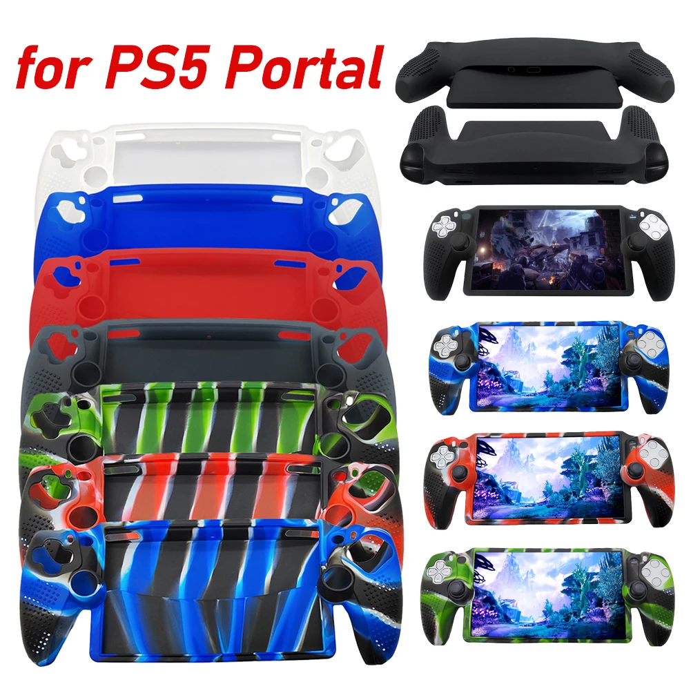 Silicone Protective Case Drop-proof Soft Case Cover Sleeve Anti-Scratch Handheld Game Console Cover for PS5 Portal Game Console