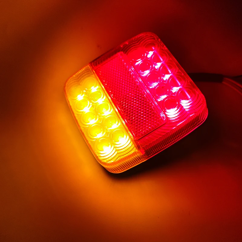 26LED Submersible Trailer Lights Stop Tail Turn Signal Lights License Number Plate for Boat Trailer Truck RV Lighting Upgrade image 6