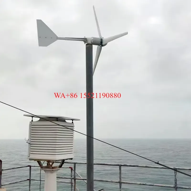 WMWMNU for CE Horizontal 5kw 10kw Wind Generator Wind Turbine System with Controller and Inverter