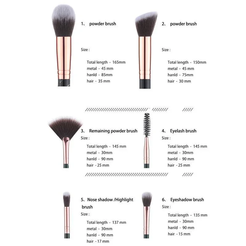 15PCS Makeup Brushes Set Premium Synthetic Fiber Blending Eye Shadow Foundation Blush for Women