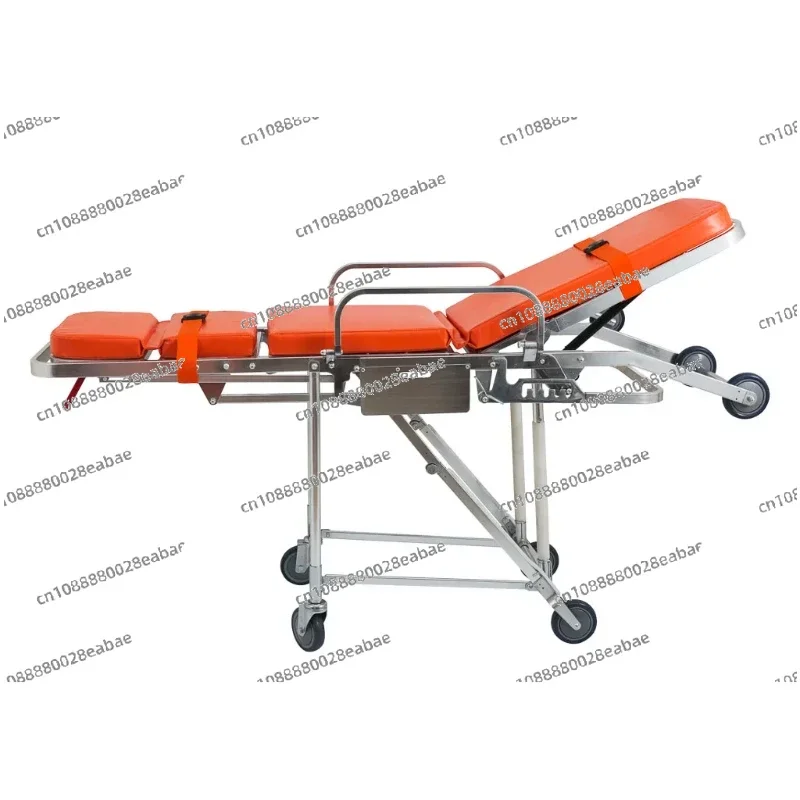 Medical Equipment Automatic Loading Folding Portable Injured Patient Ambulance Stretcher Trolley for Sale