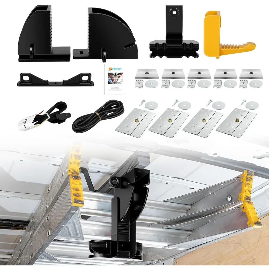 

Система хранения внутренних лестниц-фургона. Максимизирует пространство для верхней и внутренней боковой стенки с прочной конструкцией из легированной стали.