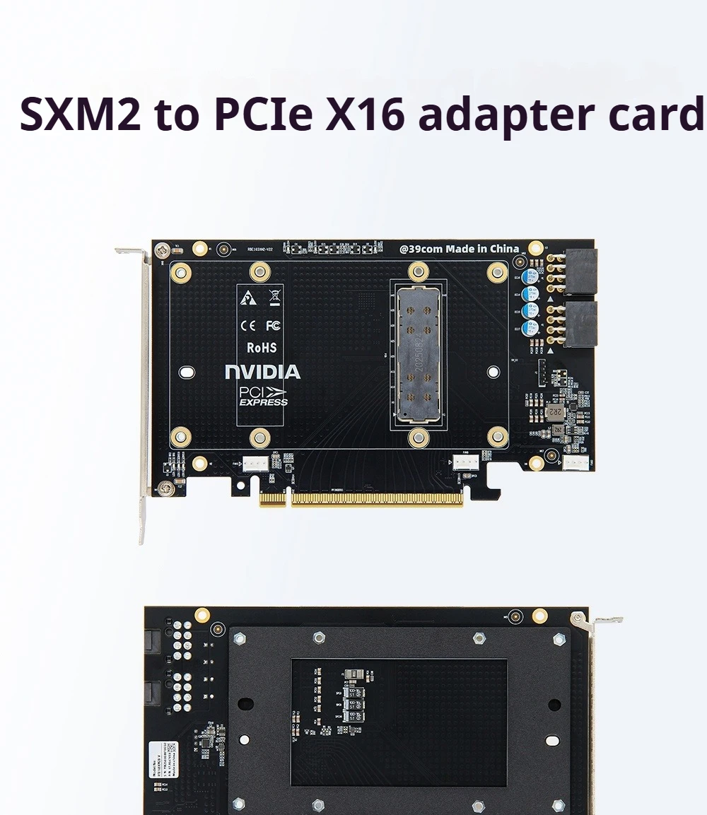 بطاقة الرسومات Nvidia V100 بطاقة محول SXM2 PCIex16