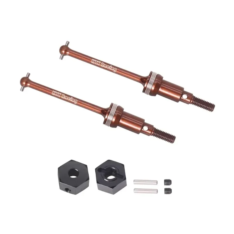 Metal Simulation Front/rear CVD Drive Shaft for 1/14 RC Short-Course Trucks ARRMA MOJAVE GROM