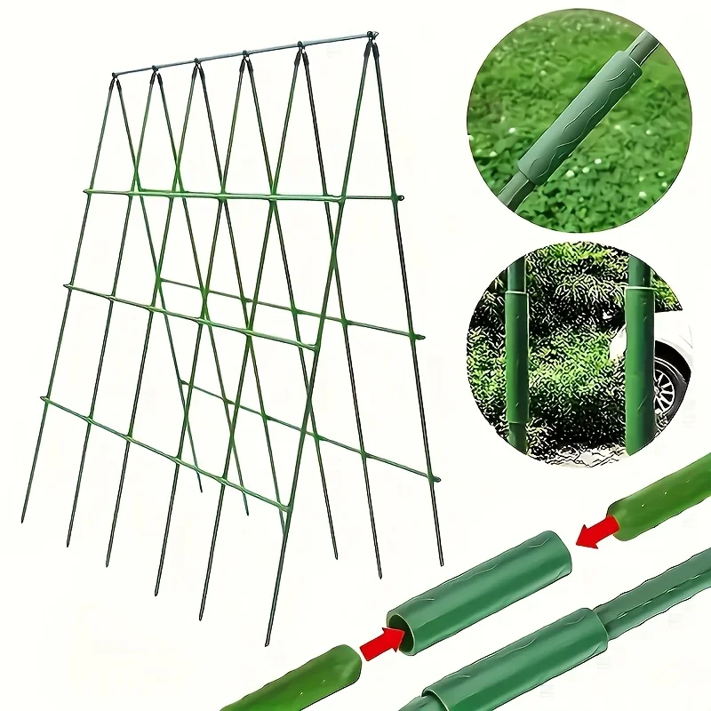 20 pieces/Planting Vine Climbing Frame Support Rod (8 poles+4A forks+4 connecting pipes+4 cross buckles)   H0983HD-  60cm
