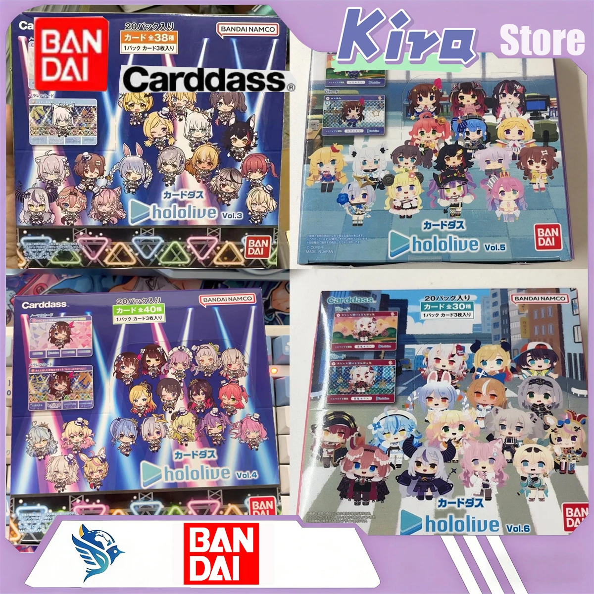 

BANDAI Carddass Series Japanese Version HOLOLIVE Vol.3Vol.4Vol.5Vol.6 Collectible Cards Trading Card Game Character Card Toys