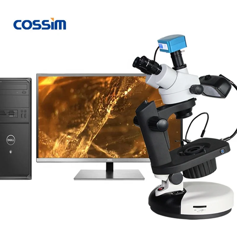 

VGM740A Professional Digital Gemological Camera 7X~90X Gem Jewelry Microscope With Digital Camera for Stone Identification