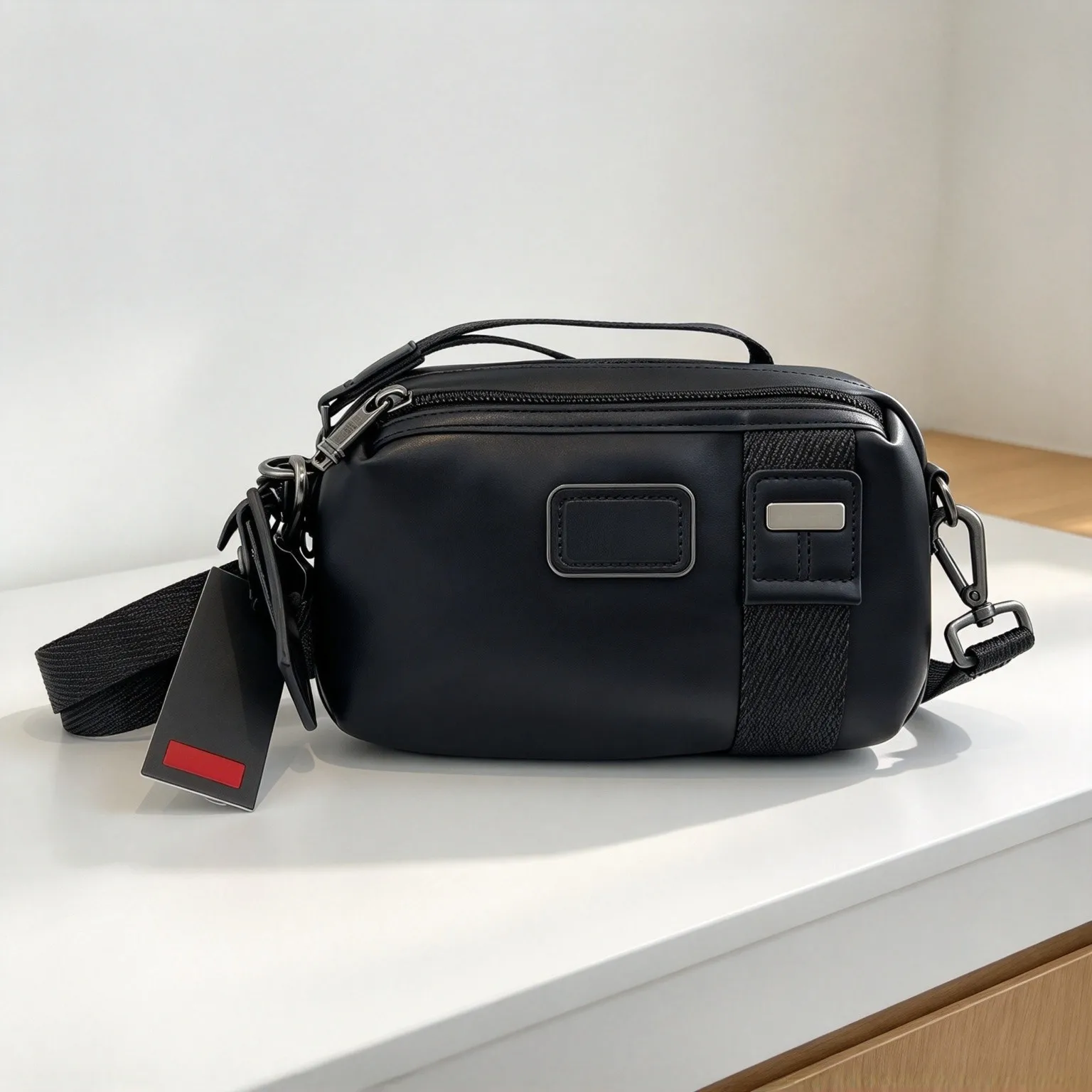 Minimalist Nylon Handbag for Business & Casual, Multi-use Single Shoulder Crossbody Clutch