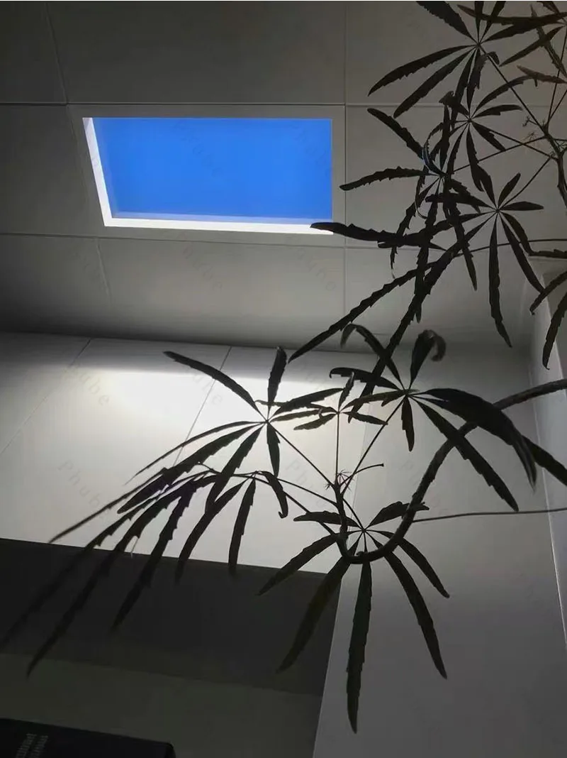 Oberlicht Smart Control Decken leuchte eingebettet LED Decken leuchten für Büro dimmbare Küchen insel Beleuchtung Badezimmer Himmel Licht – Detail 9