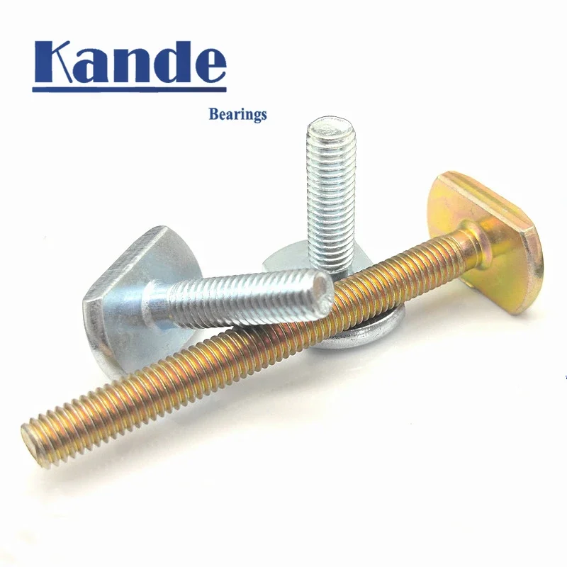 Kande 2pcs T screws for Woodworking M8 80mm T8 screws T track screw 30mm 80mm wood slides  bolts and nuts T bolts M8-80 M8-30