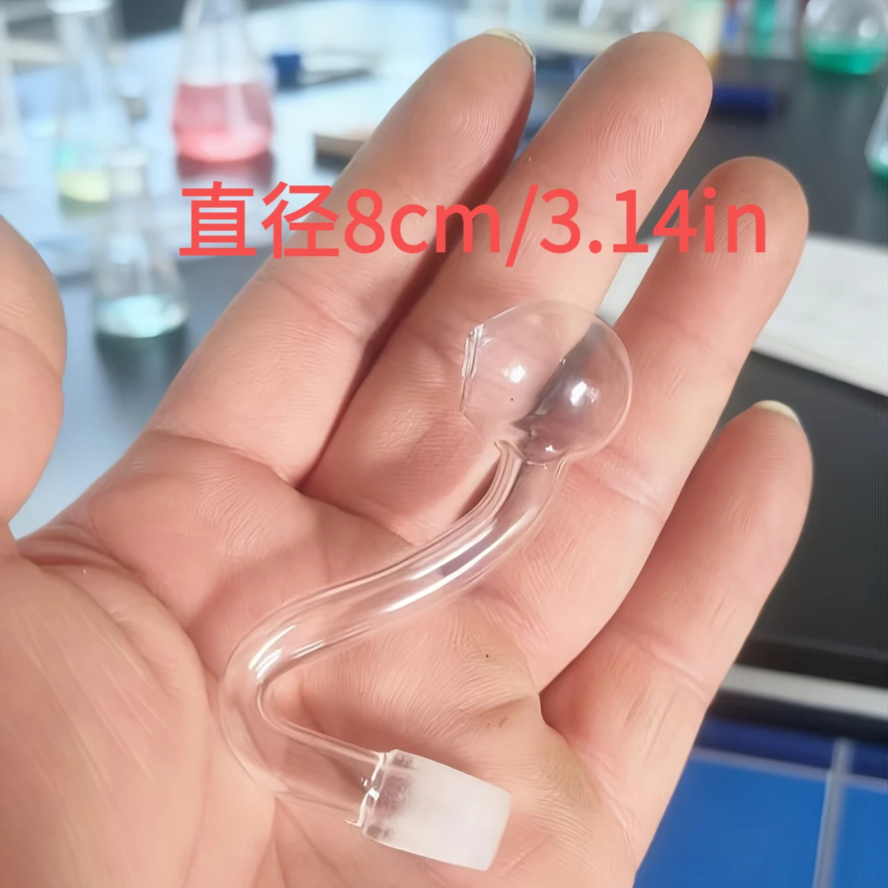 5 قطع من أنابيب الزجاج الملونة المصنوعة من زجاج البورسليكات، ومقاومة لدرجات الحرارة العالية والتآكل، والمواد الاستهلاكية لأدوات المختبرات.