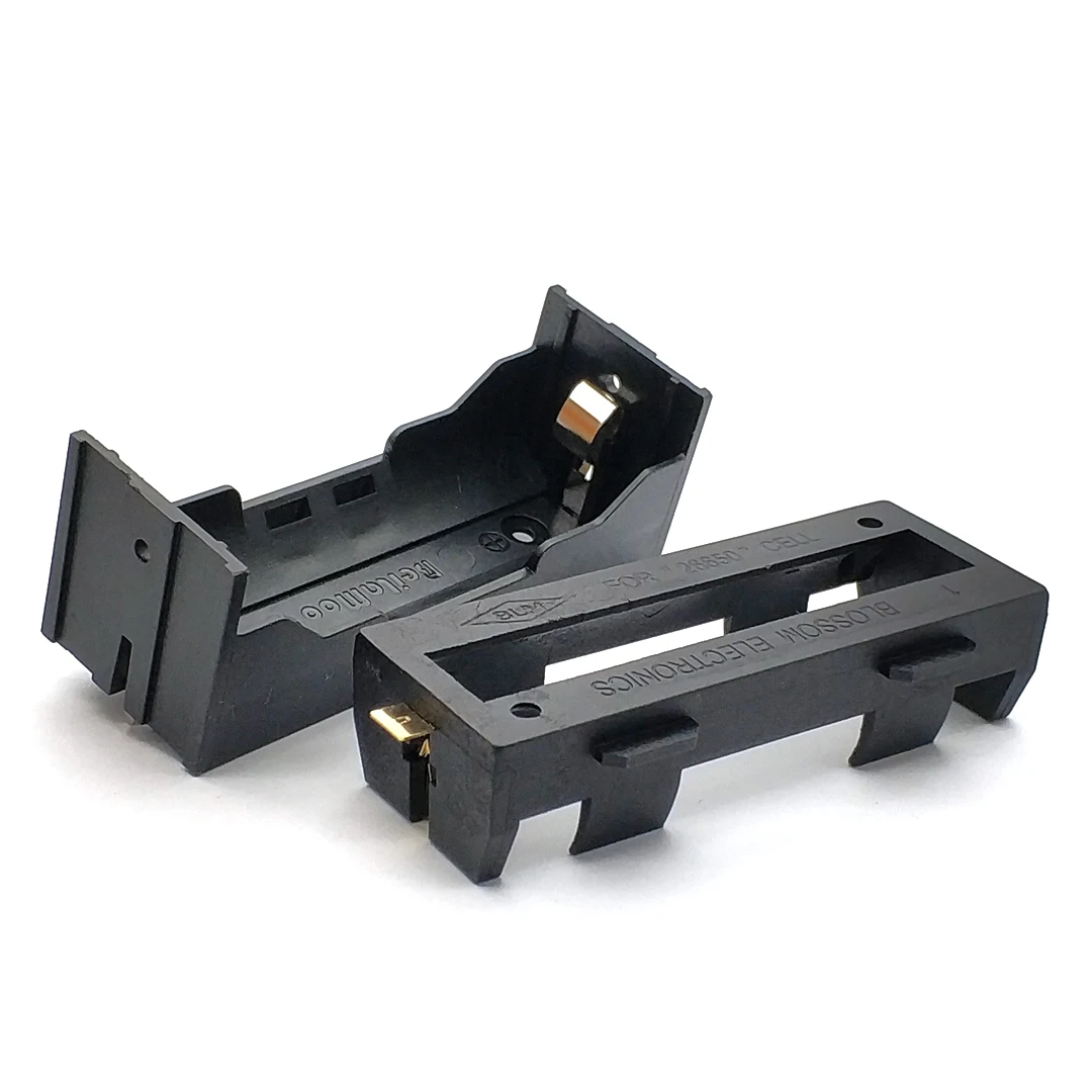 26650 Battery Holder SMT THM Batteries Case Storage Box 26650 DIY Rechargeable Battery Shell with Pin