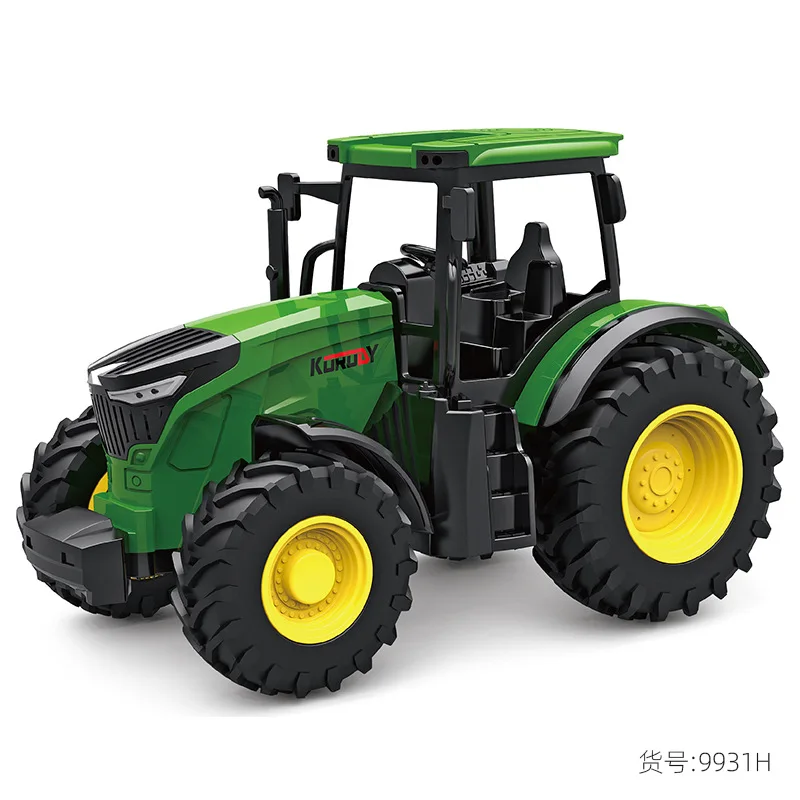 Farm Tractor Toy Construction Farmer Truck Tractor Inertia Toys Car for Kids Farm Toys for Kids Toddlers Age 3-7 Years Old