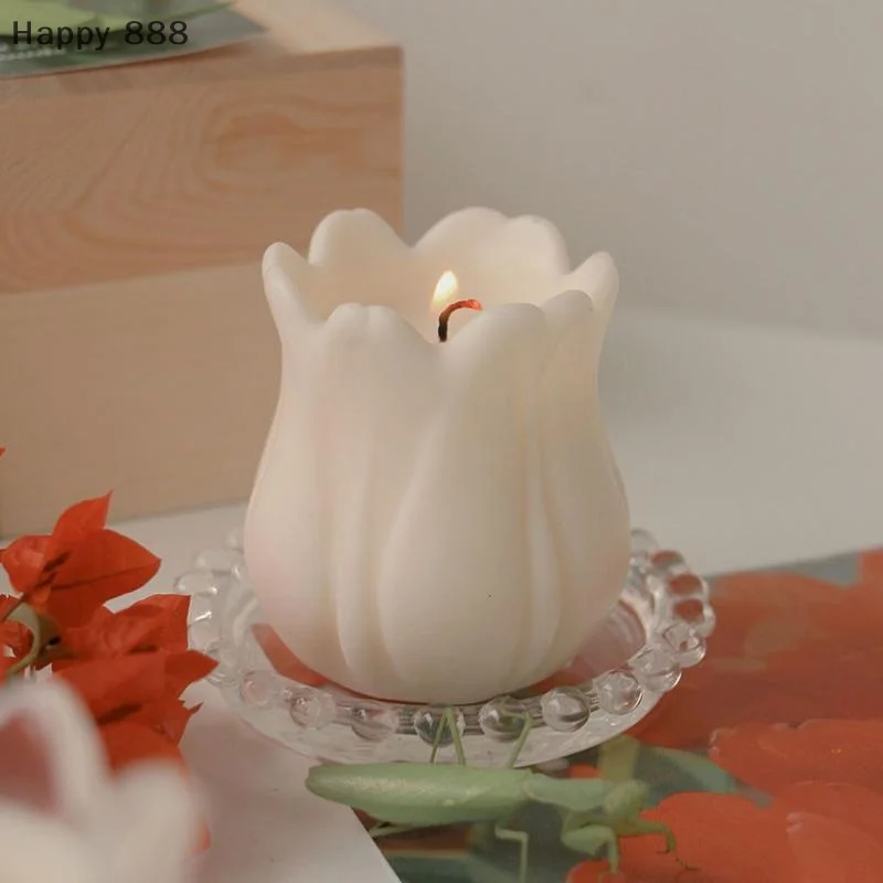 

3D цветок тюльпана DIY силиконовая форма для мыла ручной работы, изготовления свечей, ароматерапии, домашнего декора и свадебного подарка