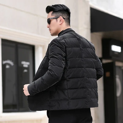 Jaqueta de inverno masculina, 90% pato branco jaqueta de lapela, Parkas grossa quente, trench coat de alta qualidade, nova chegada, tamanho M-5XL, 2023