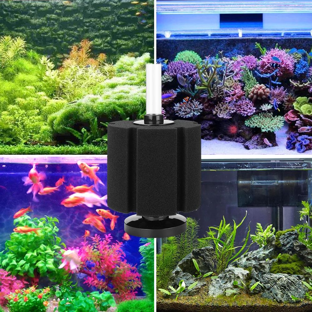 Water Elf Biochemical Cotton Filter Fish Tank Aquarium Pneumatic Silent Sponge Filterate Aquarium Biochemical Filter Cotton