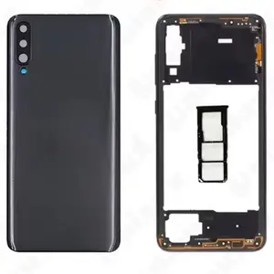 Bilashmart Housing Case Samsung Galaxy A70 A705 Middle Frame+Battery Back Cover With Camera Lens Repair Parts