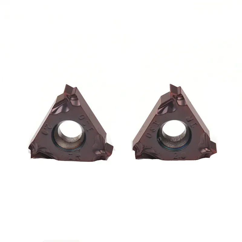10pcs 카바이드 인서트 16ERM 16IRM AG60 AG55 11W 14W 1.0ISO 1.5 2.0 2.5 3.0ISO LF6018 DESKAR CNC 선반 나사 선삭 커터 도구