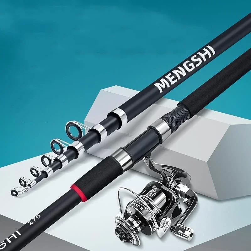 

Carbon Fiber Sea Fishing Rods 1.8M To 3.6M Bass Spinning Rod Sea Retract Ultra Light Profesional Telescopic Rod Fishing