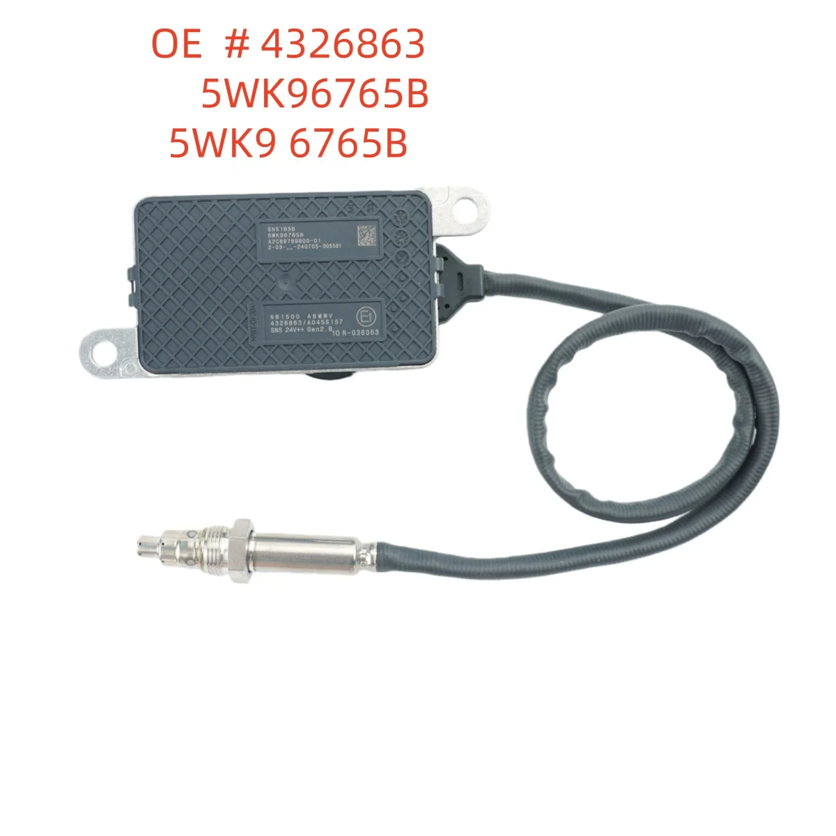 Alta calidad nuevo 4326863 5WK96765B 5WK9 6765B Sensor de óxido de nitrógeno para camión Cummins