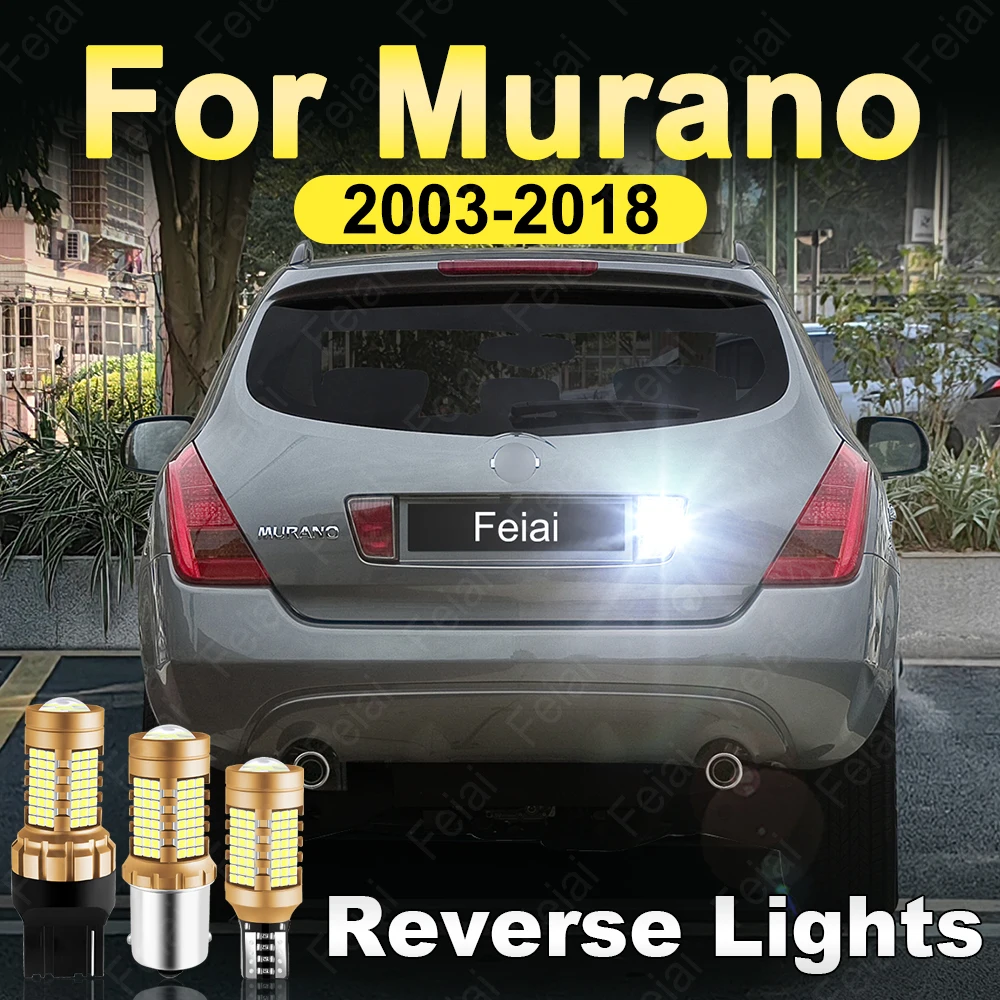 Luces LED de marcha atrás para Nissan Murano Z50 Z51 Z52 2003 2004 2005 2006 2007 2008 2009 2010 2011 2012 2013-2018 accesorios de Murano