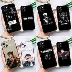 Team Wang GOT7 Phone Case For iPhone 16 15 14 Pro Max 11 13 12 Mini X XR XS Max Plus Cover Capa