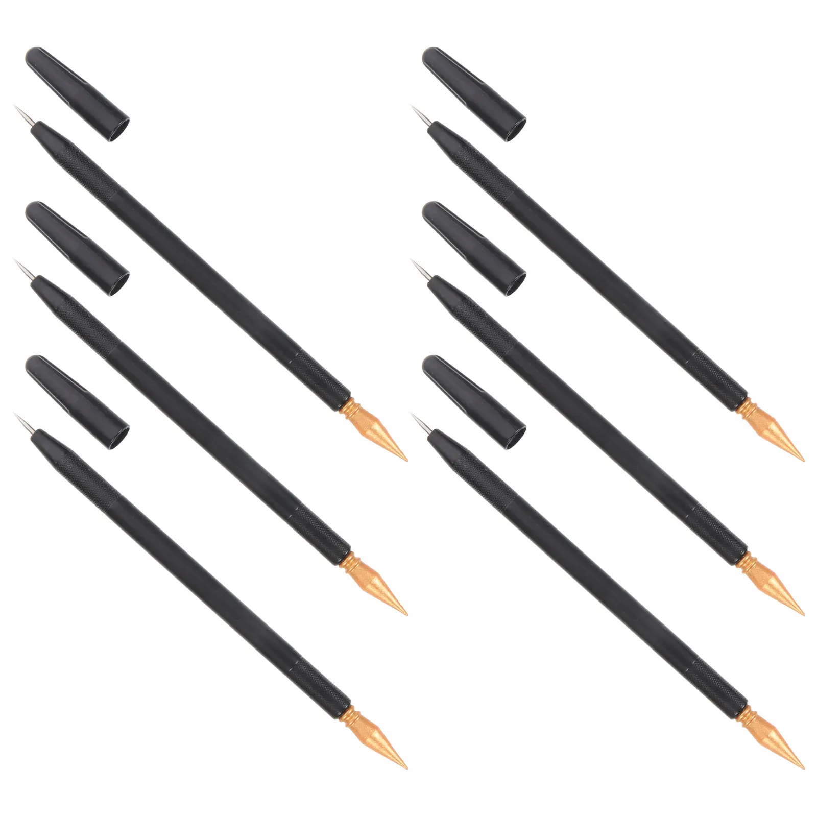 

6 pcs Kids Dual Stylus Pens Tips Smooth Grip Easy Off Drawing Tools Scratch Painting Pen Supplies Painting