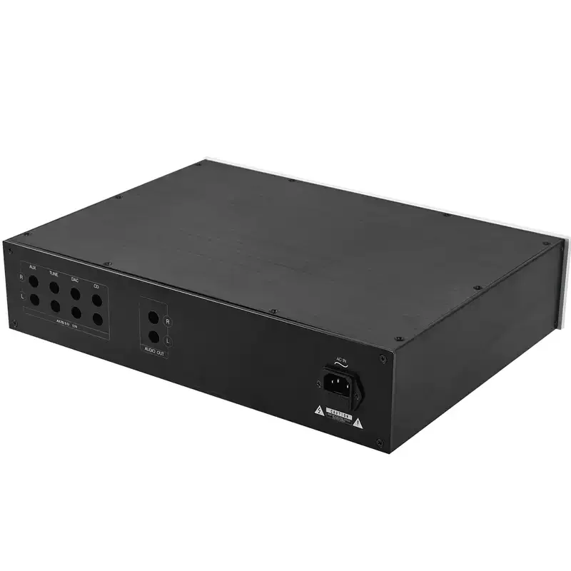 HZ 425*90*312mm All Aluminium Power Amplifier Chassis Enclosure VU Meter Preamplifier HiFi Audio Diy Case Shell