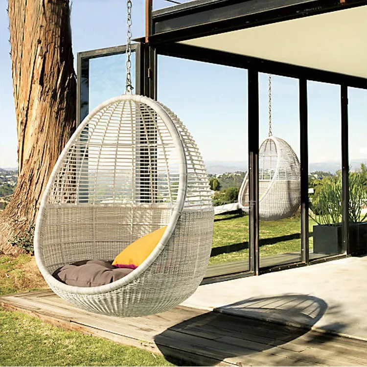 Internet celebrity hanging chair, indoor hanging basket, single person household hanging blue chair, hammock, cradle chair