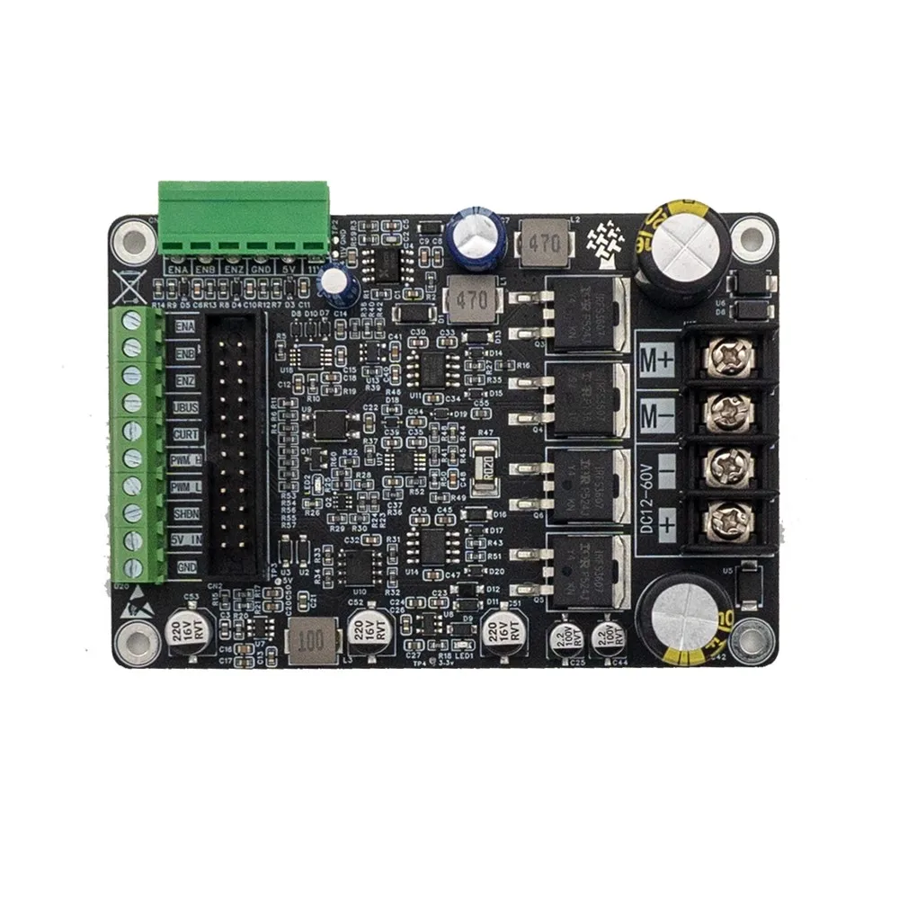 DC12-60V 10A 600W Brushed DC Motor Driver Module PID Closed Loop Control Encoder Detection Overvoltage Overcurrent Protection