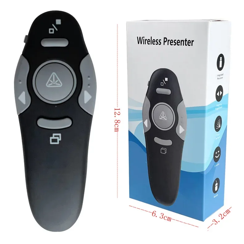 Wireless Presenter Remote Office Presentation Remotes Wide Application With Wireless Receiver For Meeting For Speech For Class