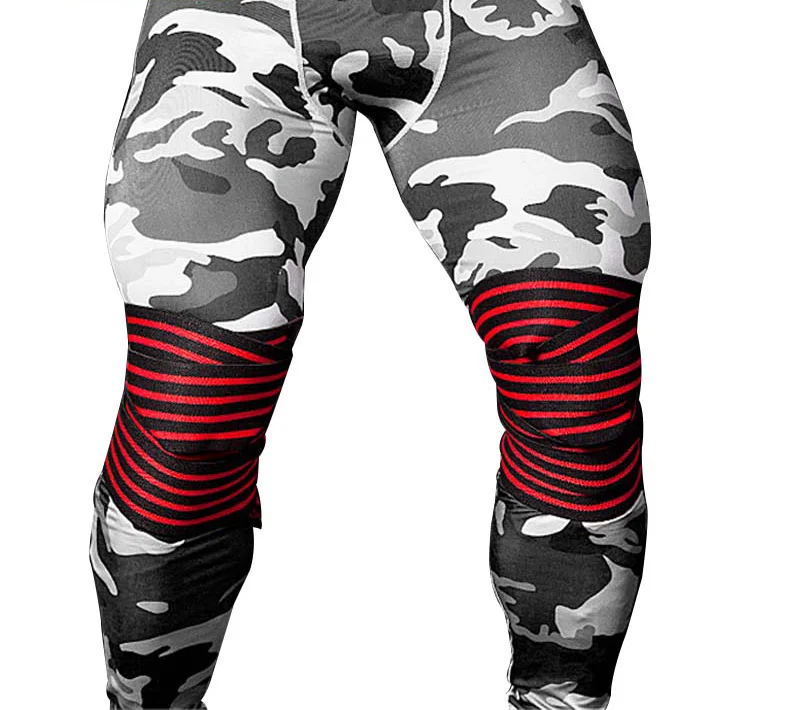 

Эластичные наколенники с низким минимальным заказам, 2 м, компрессионные наколенники для спортзала, тяжелая атлетика, продукты безопасности для фитнеса