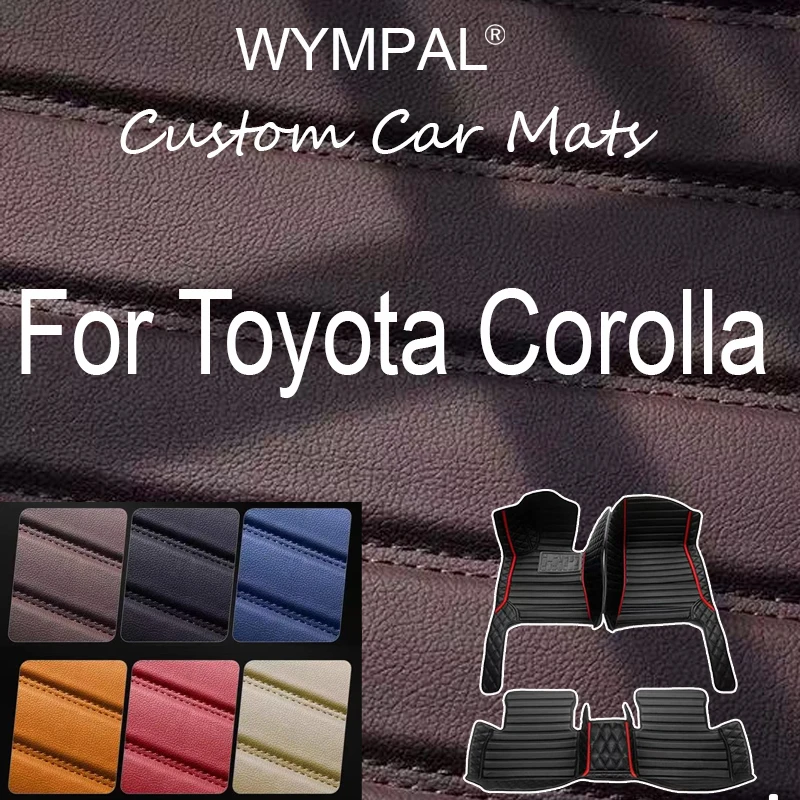 

Luxury Leather Car Floor Mats For Toyota Corolla E210 210 2019 2020 2021 Floorliners Carpets Interior Parts Accessorie Rugs Pads