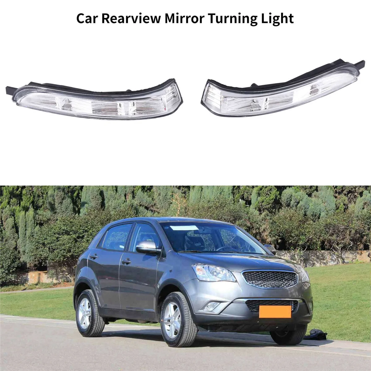 

Car LH+RH Rearview Mirror Turning Light for Ssangyong Korando / New Actyon 7891834000 7892834000