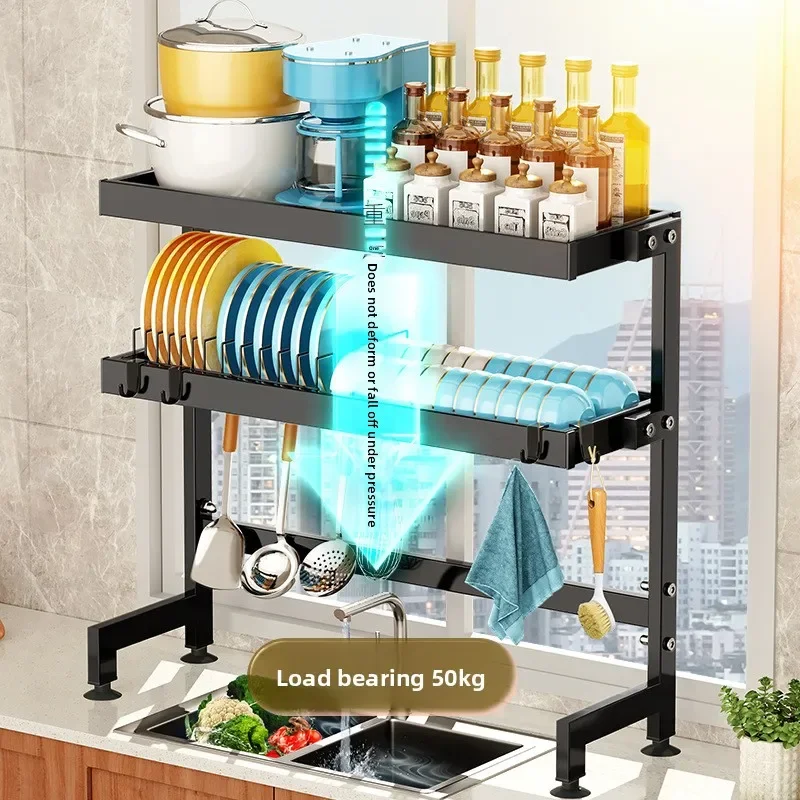 

New model Kitchen Sink Shelf Multifunctional Dish Rack Drain Rack Countertop Dish Rack Storage Rack Sink Storage