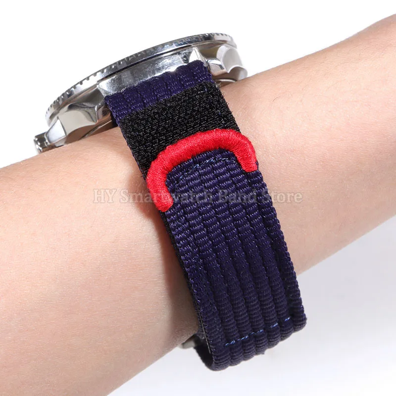 20mm 22mm Nylon Watchband for Rolex for Seiko Wrist Band for Tudor Military Bracelet Men Women Replacement Watch Strap Accessory