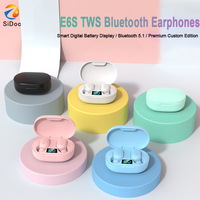 E6S Wireless Bluetooth Earphones Wireless Headphones TWS Headset Noise Cancelling Earbuds with Microphone Headphones for Xiaomi