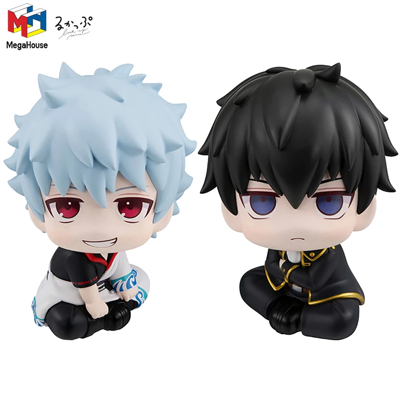 Original MegaHouse Look Up Series Gintoki Sakata & Toshiro Hijikata (Gintama) 110 mm Collectible Anime Action Figure Model Toys