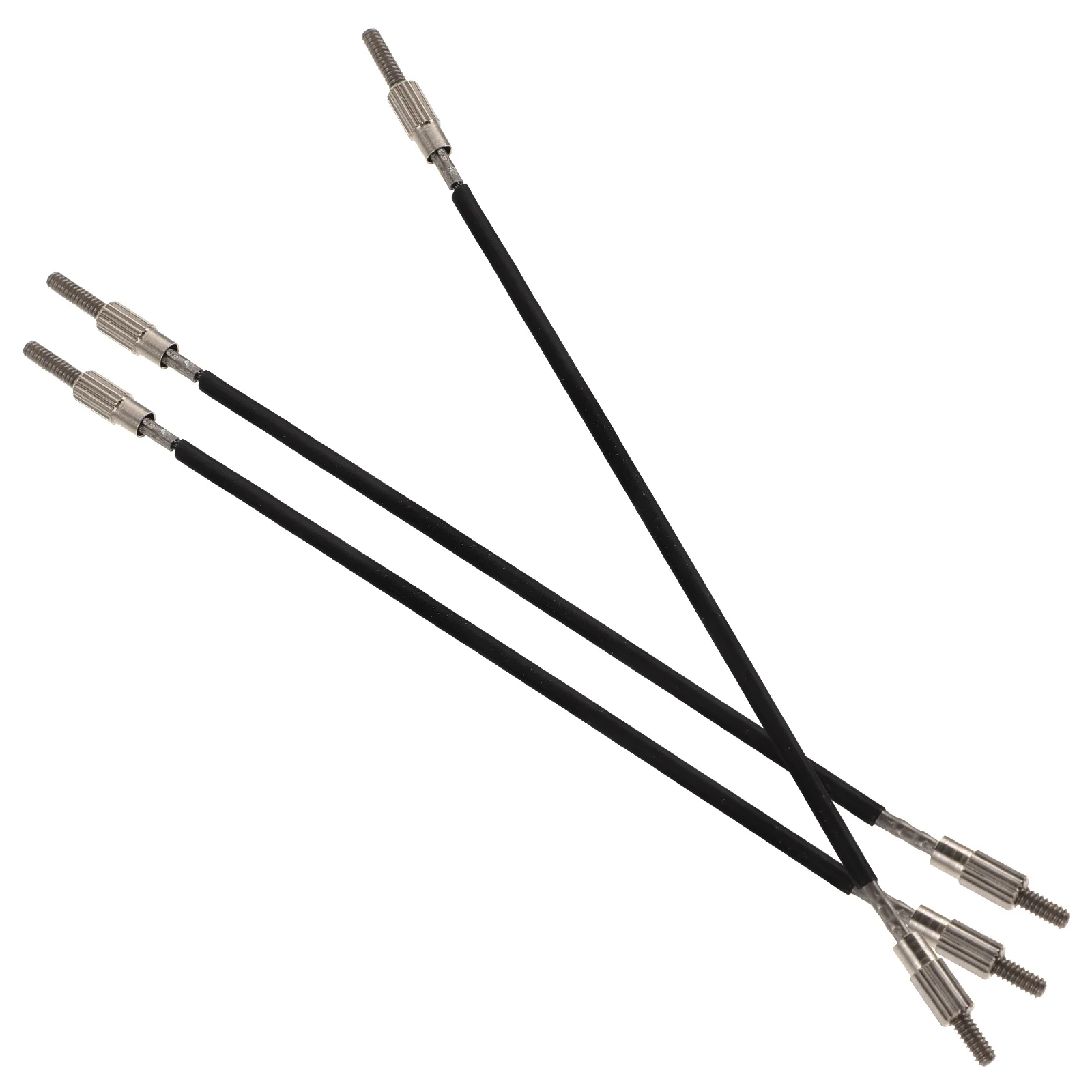 3 ชิ้นไวโอลินปลายเชือกสายไฟ 4/4 ชุดอุปกรณ์เสริม Tailpiece Tailgut ลวดเหล็กอะไหล่