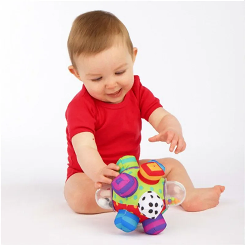 Baby Toys 0 12 Months Baby Ball Rattles Toy for Baby Infant 1 2 3 Years Old Soft Grasping Hand Bell Interactive Toys for Newborn