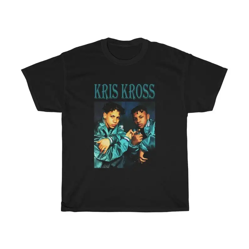 

Kris Kross Shirt T-Shirt Classic Unisex Best Seller Cotton Tees Short Sleeve T Shirt Round Collar Clothing Summer