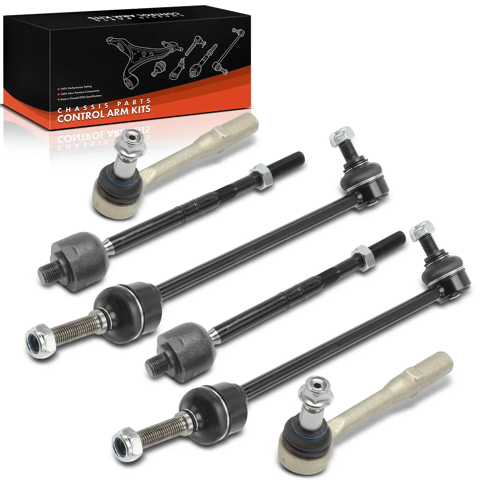 Frankberg 6-teilig Querlenker Satz Vorderachse links rechts für Mercedes-Benz S-Klasse W221 2005-2013 K80871 2213303903